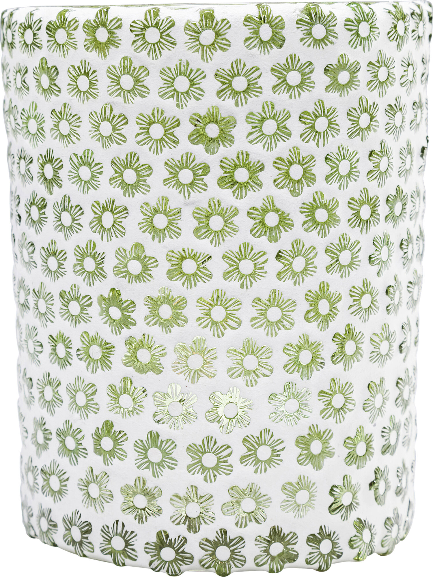 Świecznik Starlet ∅8x10 cm zielony – obraz-1