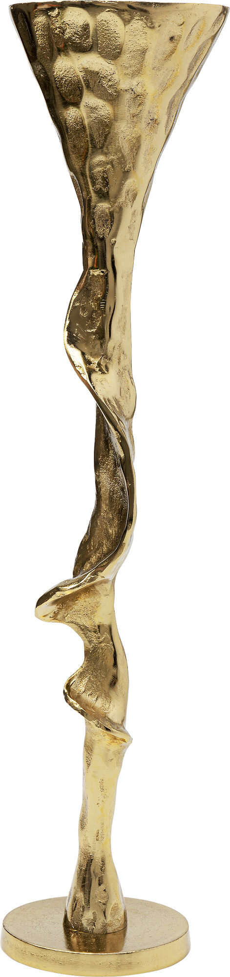 Świecznik Twist 39 cm złoty – obraz-1