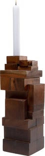 Wood Tetris kynttilänjalka 31cm – kuva-1.