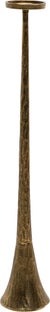 Świecznik wysoki złoty mosiężny 13x79 cm – obraz-1