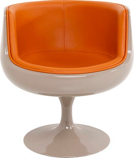 Въртящ се фотьойл Club Orange – изображение-1