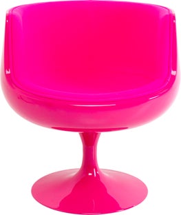 Snurrfåtölj Club - Rosa – bild-1.