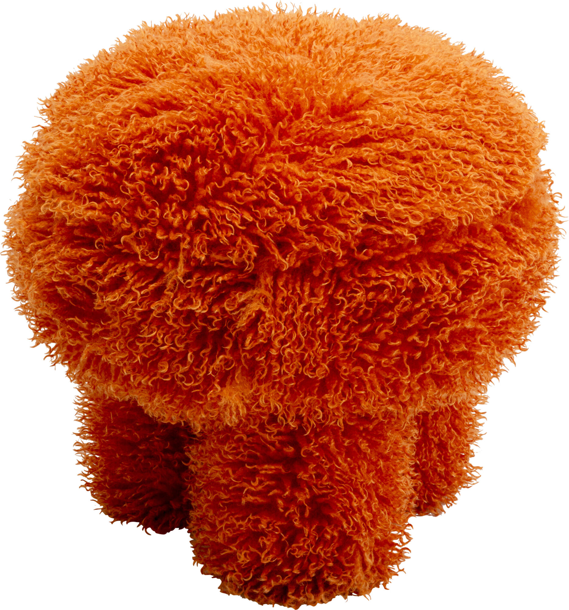 Taburet Plushy Portocaliu – imagine-1.