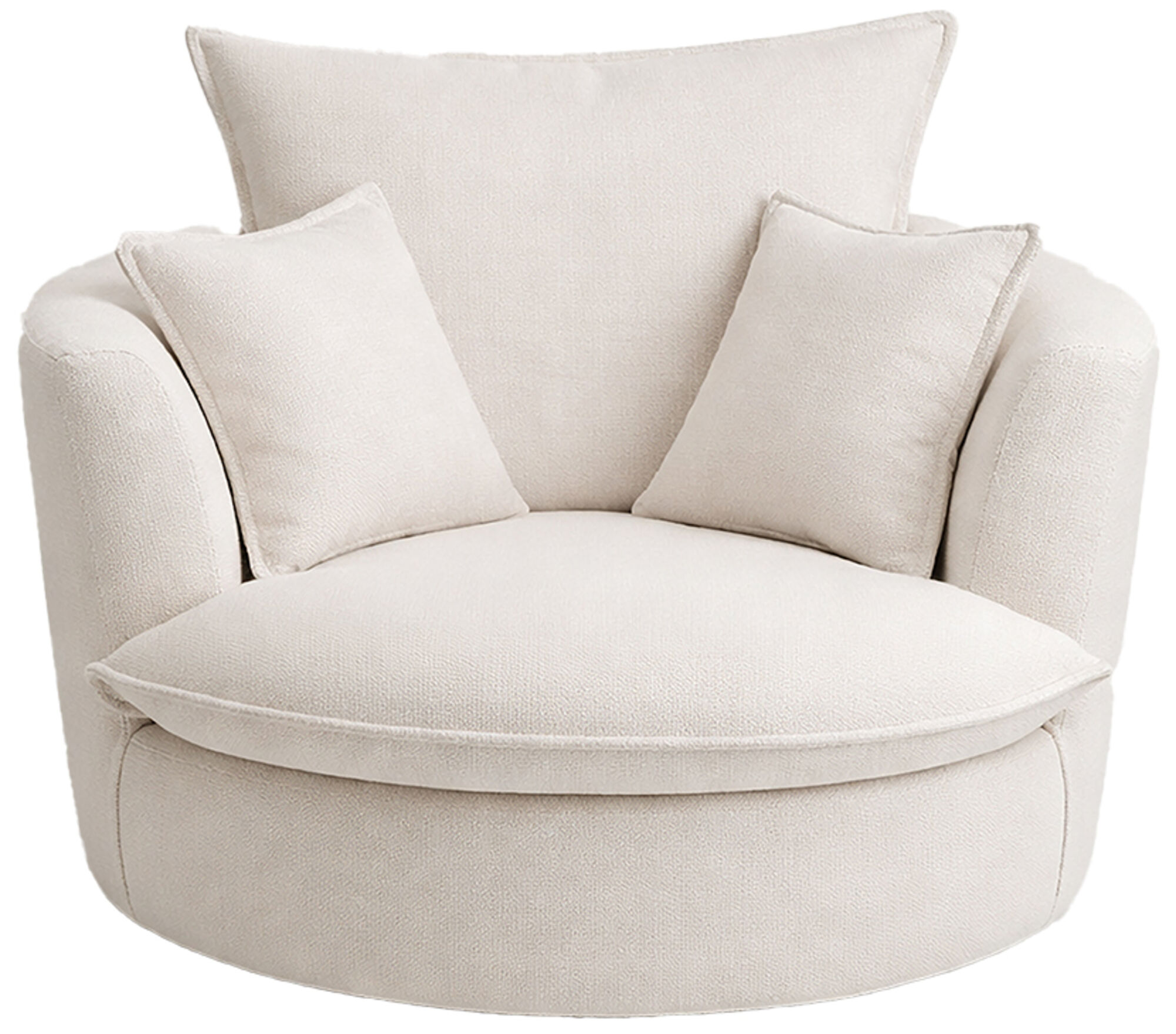 Въртящо се кресло Joy Cream – изображение-1.