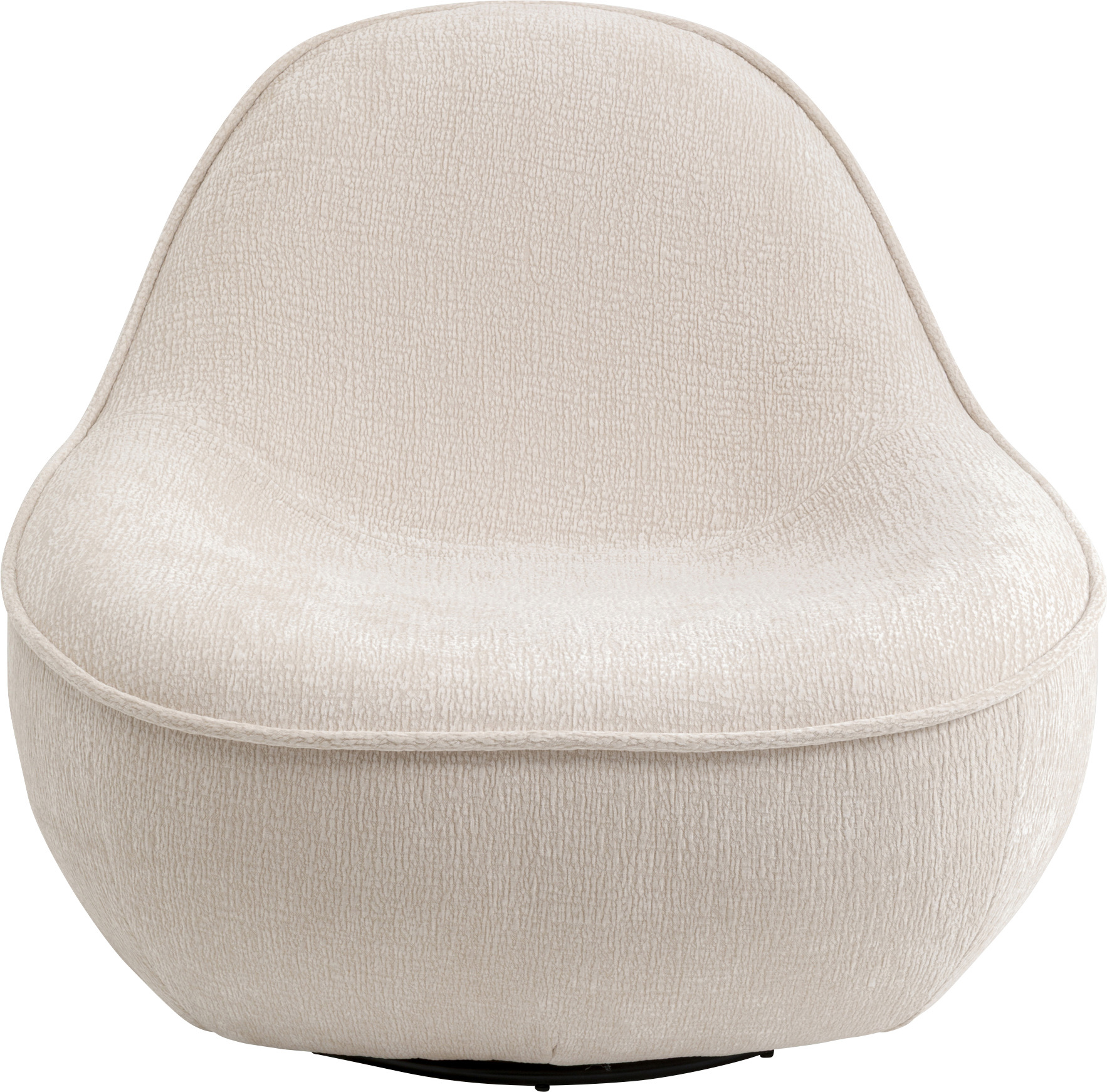 Sillón giratorio Ovo Crema 99cm – Imagen-1.