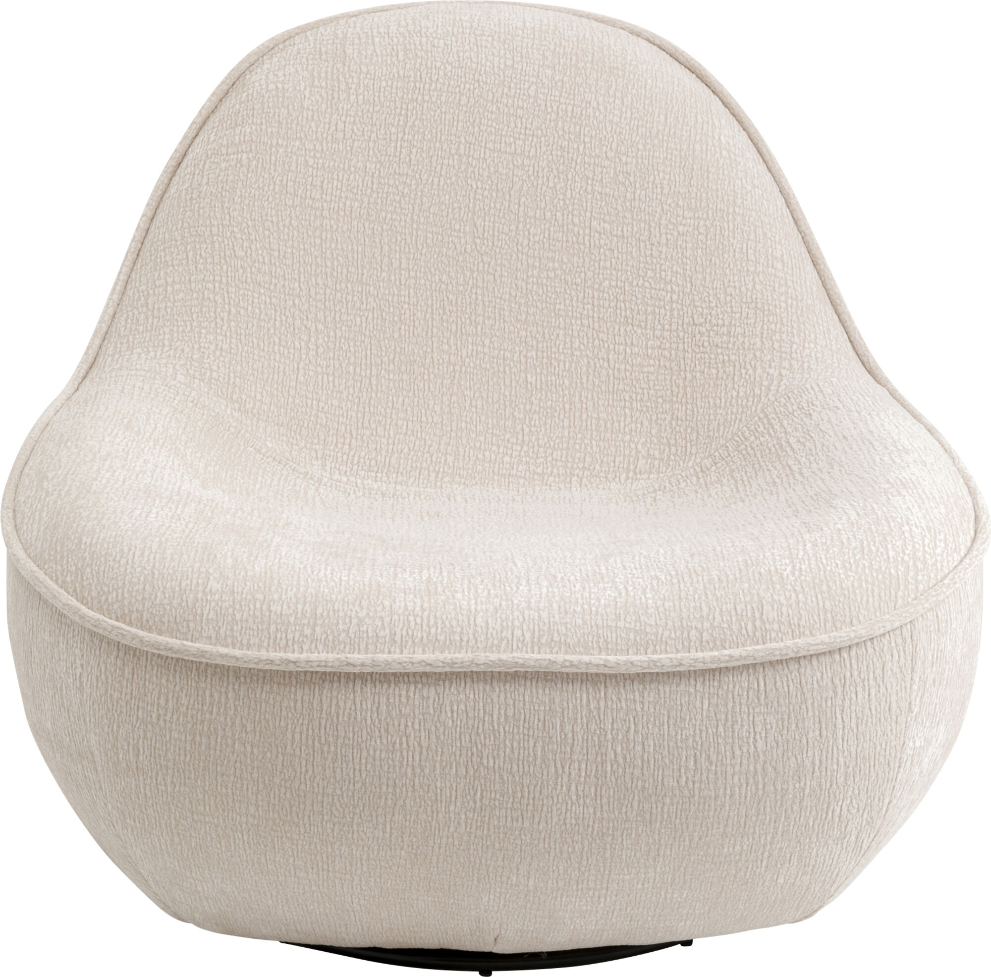 Ovo pyörivä nojatuoli, cream, 99 cm – kuva-1.