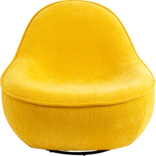 Sillón giratorio Ovo Amarillo 99cm – Imagen-1.