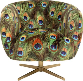Sillón giratorio Peony Peacock – Imagen-1.