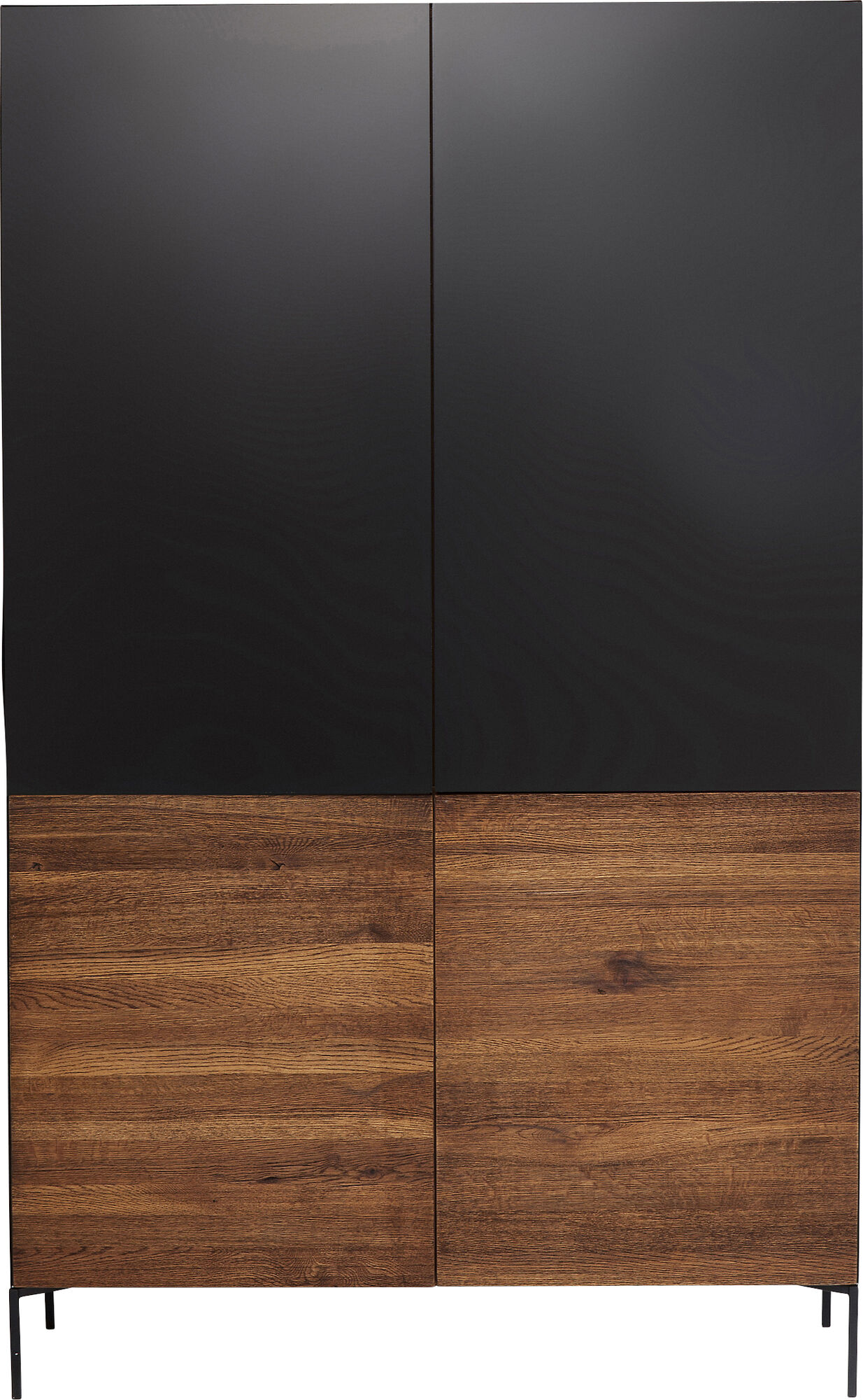 Szafa Phoenix 120x196 cm czarna – obraz-1