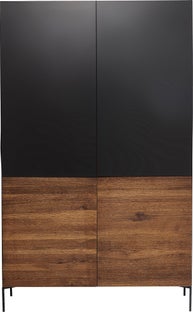 Szafa Phoenix 120x196 cm czarna – obraz-1