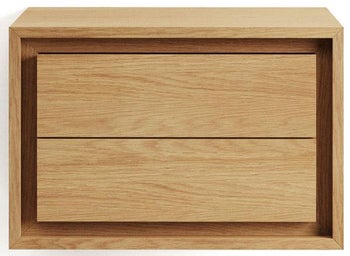 Szafka łazienkowa wisząca naturalna z litego drewna tekowego 60x45 cm – obraz-1