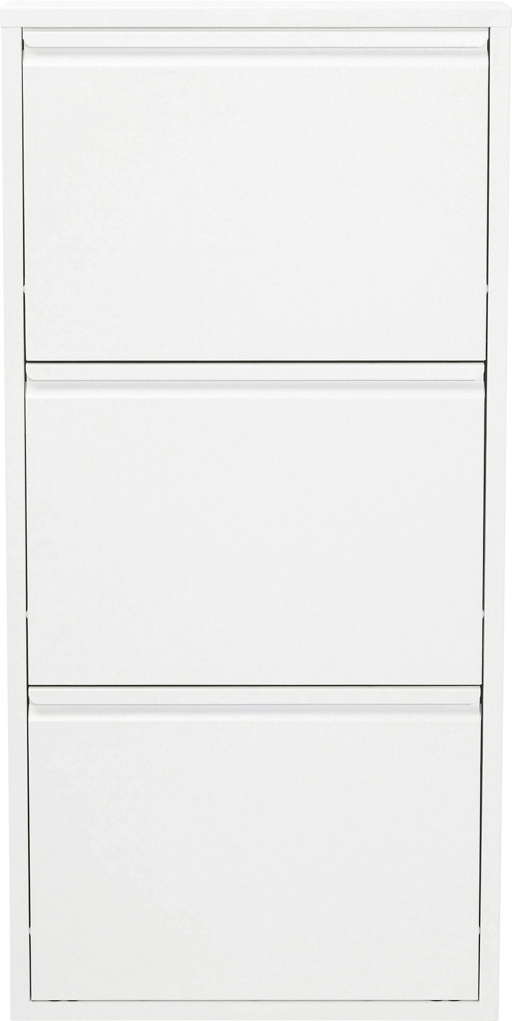 Caruso skoskab, 3 klaplåger, hvid – billede-1.