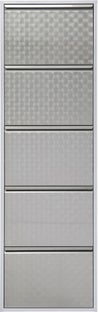 Шкаф за обувки Caruso 5 Silver brushed (MO) – изображение-1.
