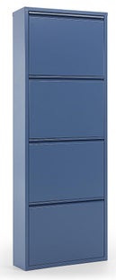 Szafka na buty 50x136 cm niebieska – obraz-1