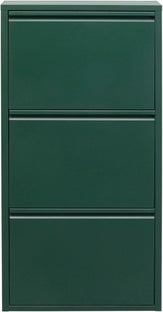 Szafka na buty stalowa 3 półki kolor zielony 50x103 cm – obraz-1