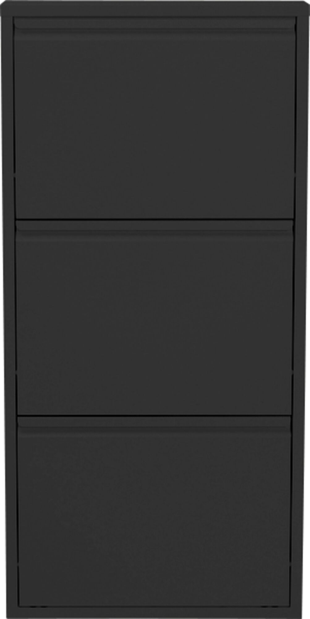 Caruso skoskab 3 låger, sort – billede-1.