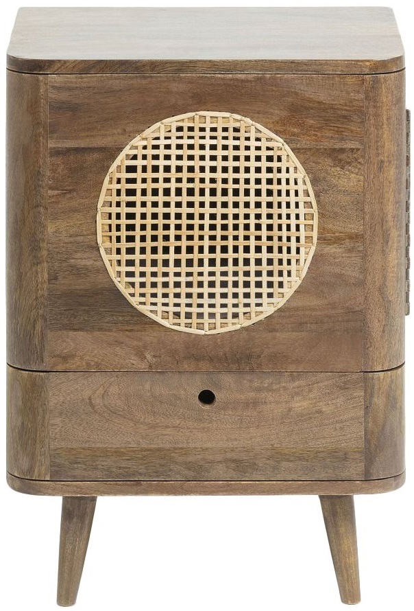 Szafka nocna 52x56 cm orzechowa – obraz-1