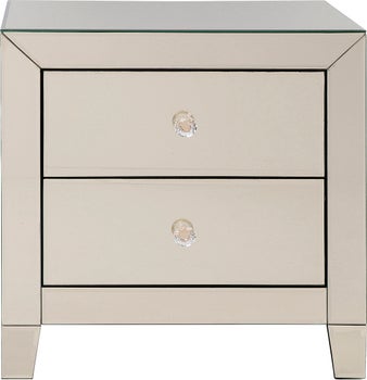 termék: Pezsgőszínű Luxury 2 Fiókos Éjjeliszekrény.