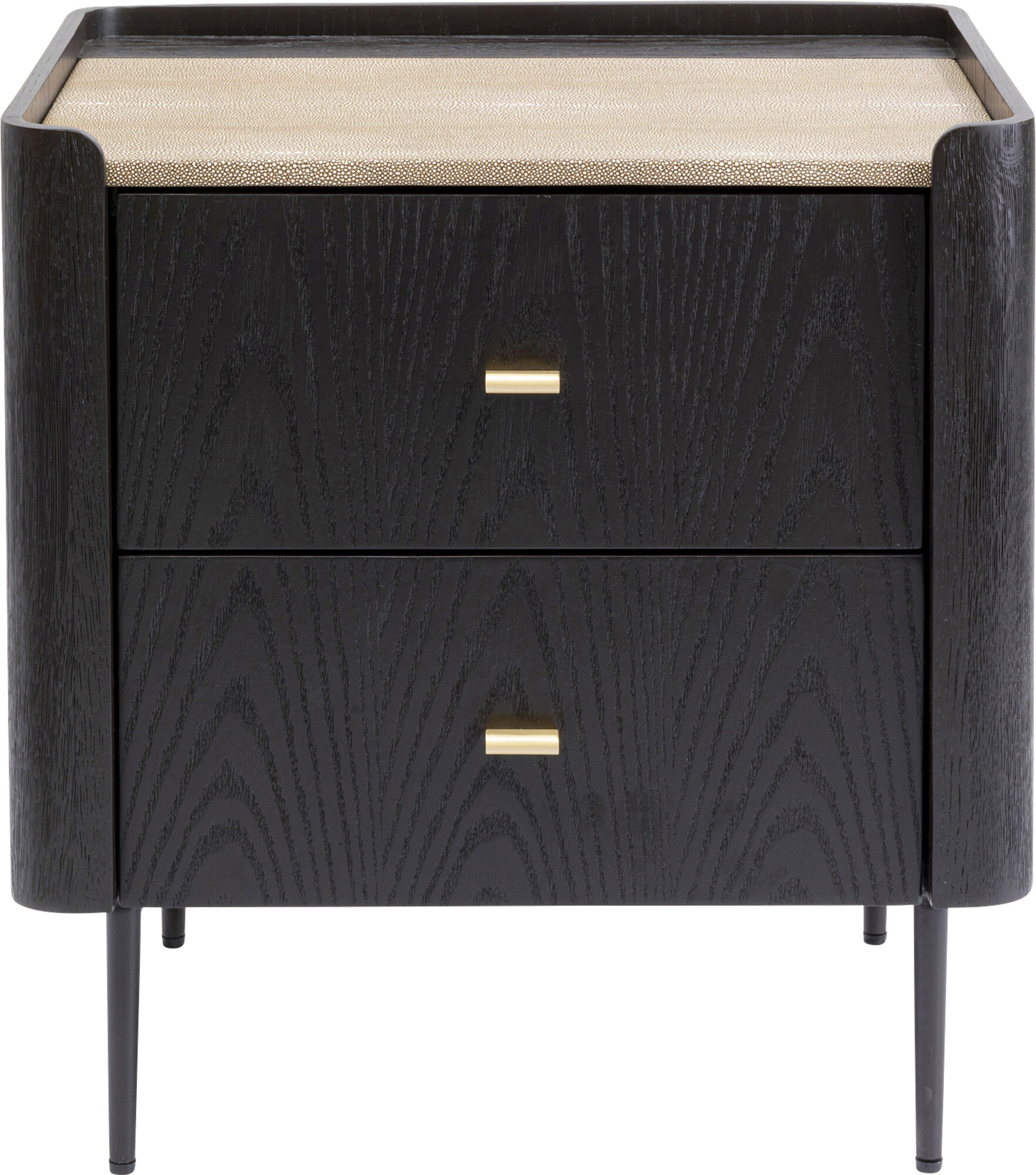 Szafka nocna Milano 56x62 cm ciemnobrązowa – grafika-1.