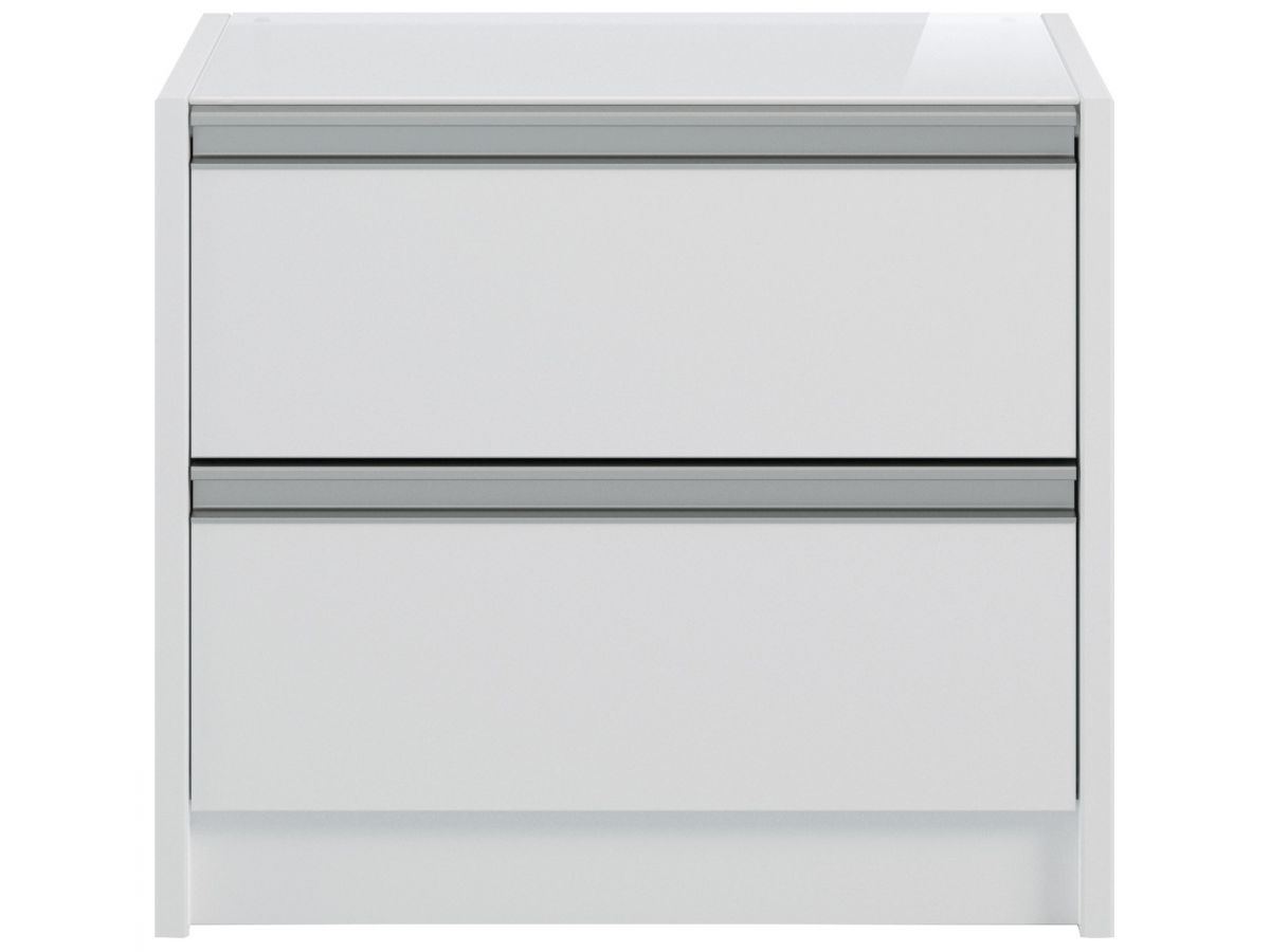 Szafka nocna Skyline 52x46 cm biała – obraz-1