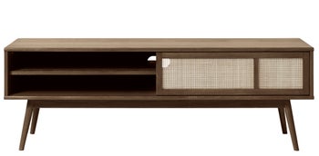 Szafka RTV Barrali 150 cm kolor dąb przydymiony – grafika-1.