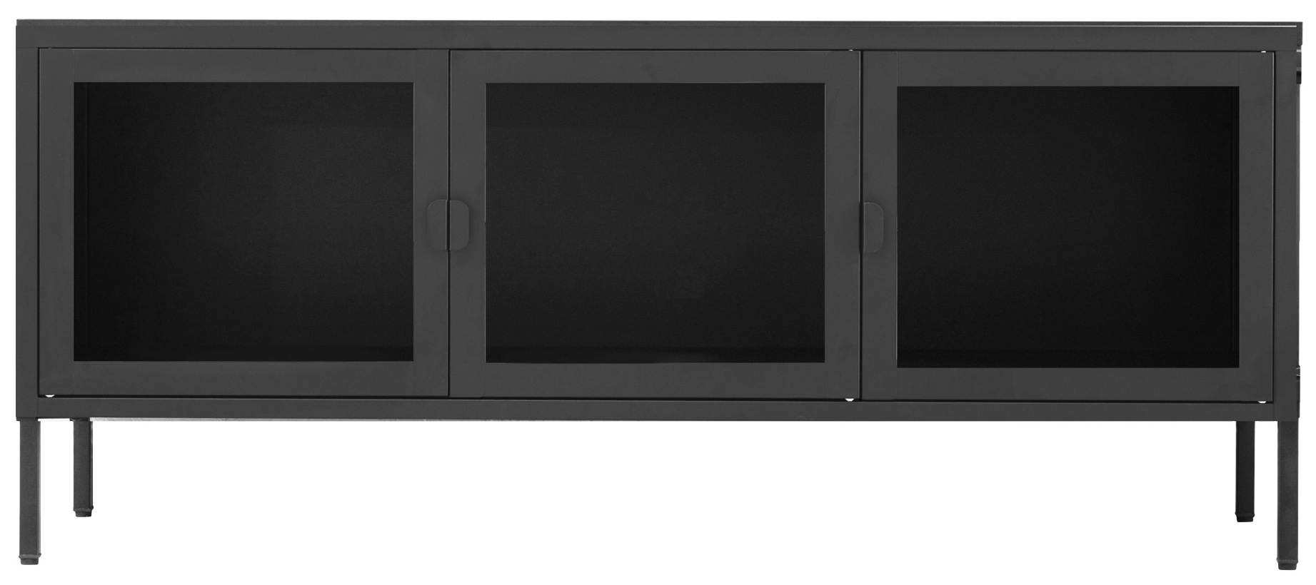 Szafka RTV czarna 130cm – grafika-1.