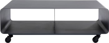 Szafka RTV metalowa szara 90cm – obraz-1