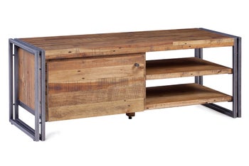 Szafka RTV Omega 130x50 cm naturalna – obraz-1