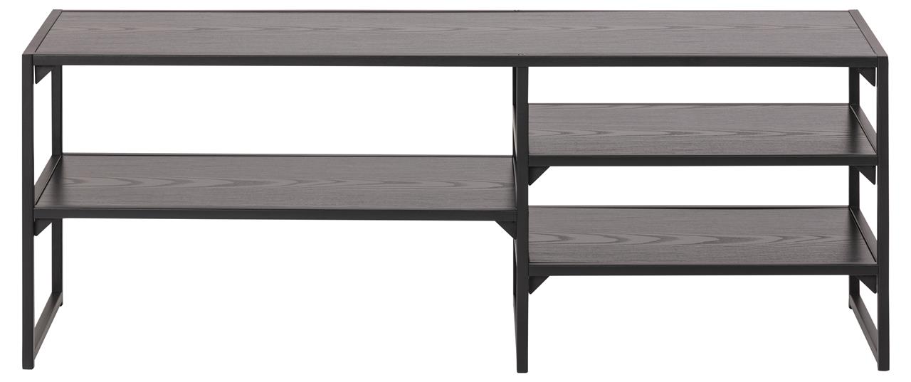 Szafka RTV metalowa czarna 120cm – obraz-1