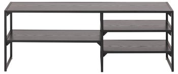 Szafka RTV metalowa czarna 120cm – obraz-1