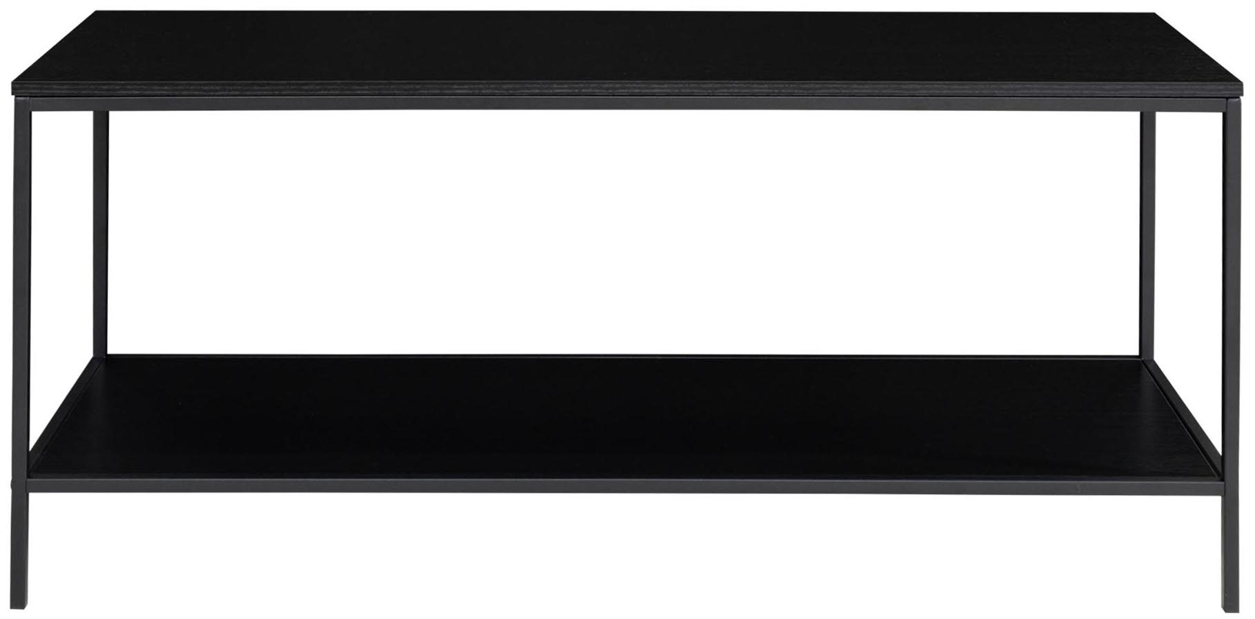 Szafka RTV metalowa czarna 100x45 cm – grafika-1.