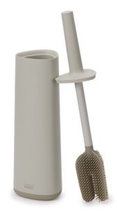 Szczotka do WC ecru 11x43 cm tworzywo sztuczne – obraz-1