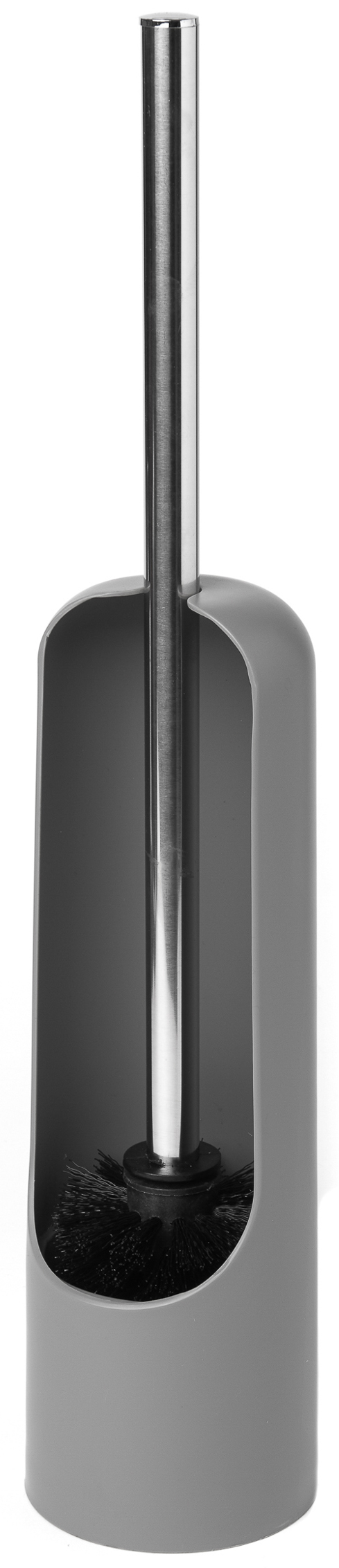 Szczotka do WC szara ∅9x45 cm – obraz-1