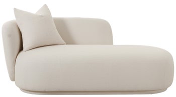 Szezlong skandynawski w kolorze białym tapicerowany 175x88 cm – grafika-1.