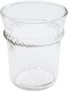 Szklanka zdobiona 350 ml transparentna – obraz-1