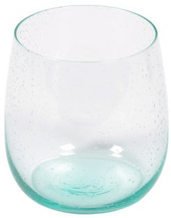 Szklanka 200 ml transparentna różowa – obraz-1