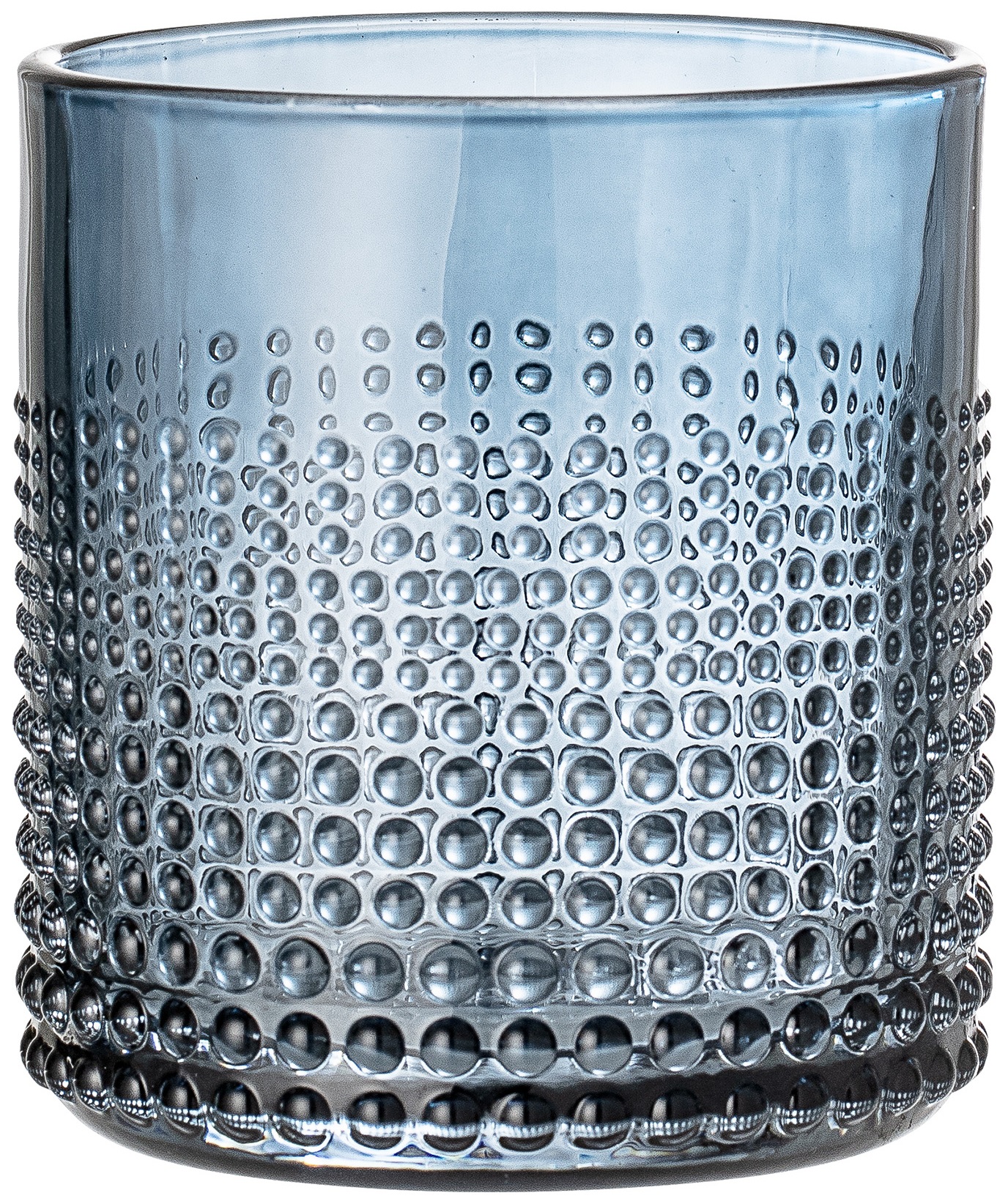 Szklanka Irvin 300 ml transparentna niebieska – obraz-1