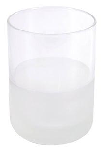 Szklanka 250 ml transparentna - biała – obraz-1