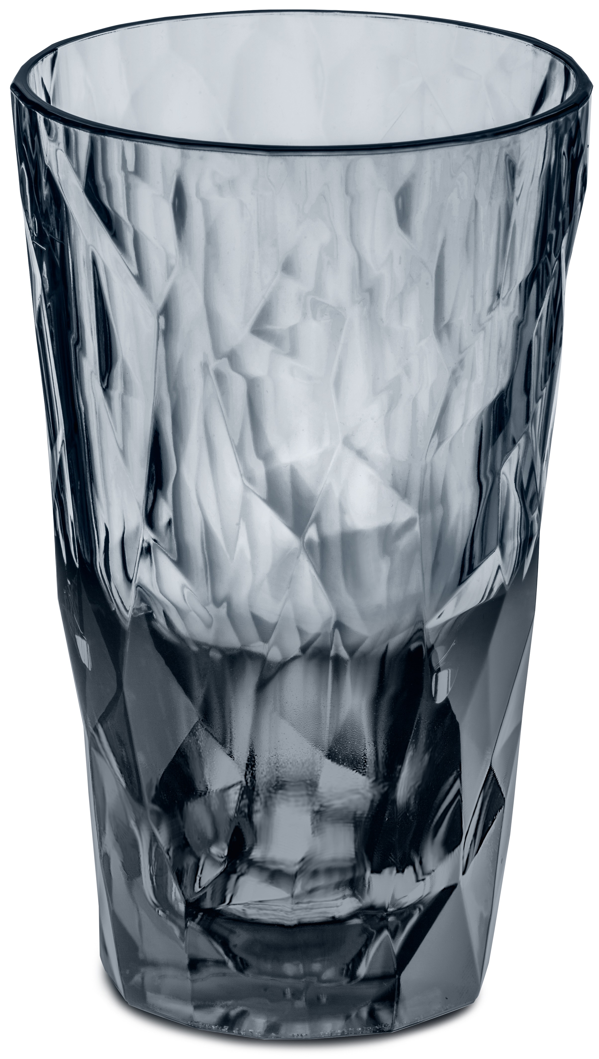 Szklanka wysoka Club No. 6 Superglas 300 ml antracytowa transparentna – obraz-1