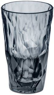 Szklanka wysoka Club No. 6 Superglas 300 ml antracytowa transparentna – obraz-1