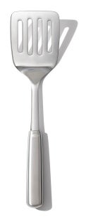 Szpatułka kuchenna stalowa z antypoślizgową rączką – grafika-1.