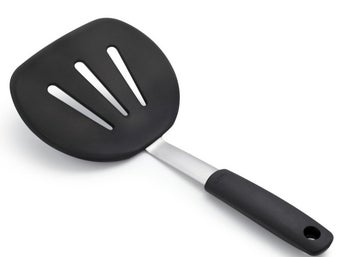 Szpatułka silikonowa do przekładania potraw czarna rozmiar S – grafika-1.
