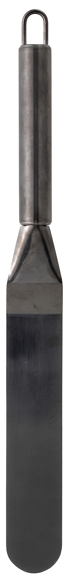 Szpatułka kuchenna stalowa czarna 32 cm – obraz-1