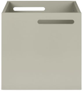 Pudełko - organizer biurowy MDF szary 33x33 cm – obraz-1