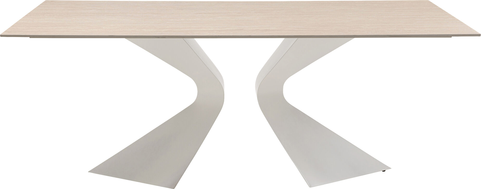 Spisebord Gloria Travertin-Look Greige 200x100cm – bilde-1.