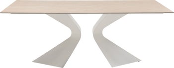 Spisebord Gloria Travertin-Look Greige 200x100cm – bilde-1.