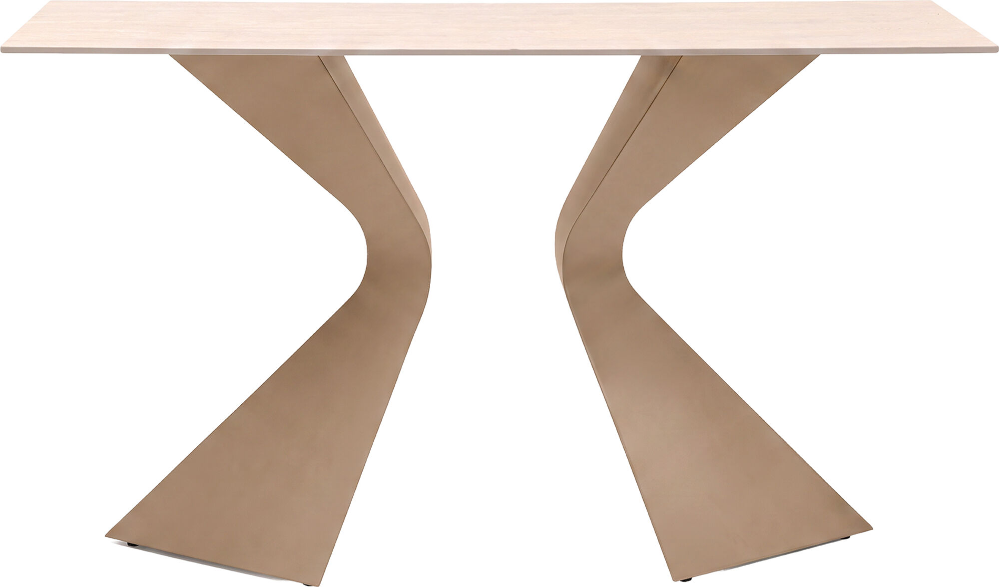 Bord Gloria Travertin - Greige, 200 x 100 cm – bild-1.