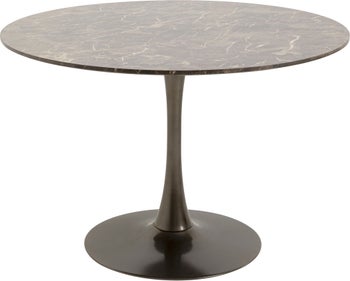 Mesa High Society Mármol Gris Ø110cm – Imagen-1.