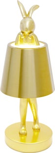Animal Rabbit LED pöytävalaisin, kulta, 29cm – kuva-1.