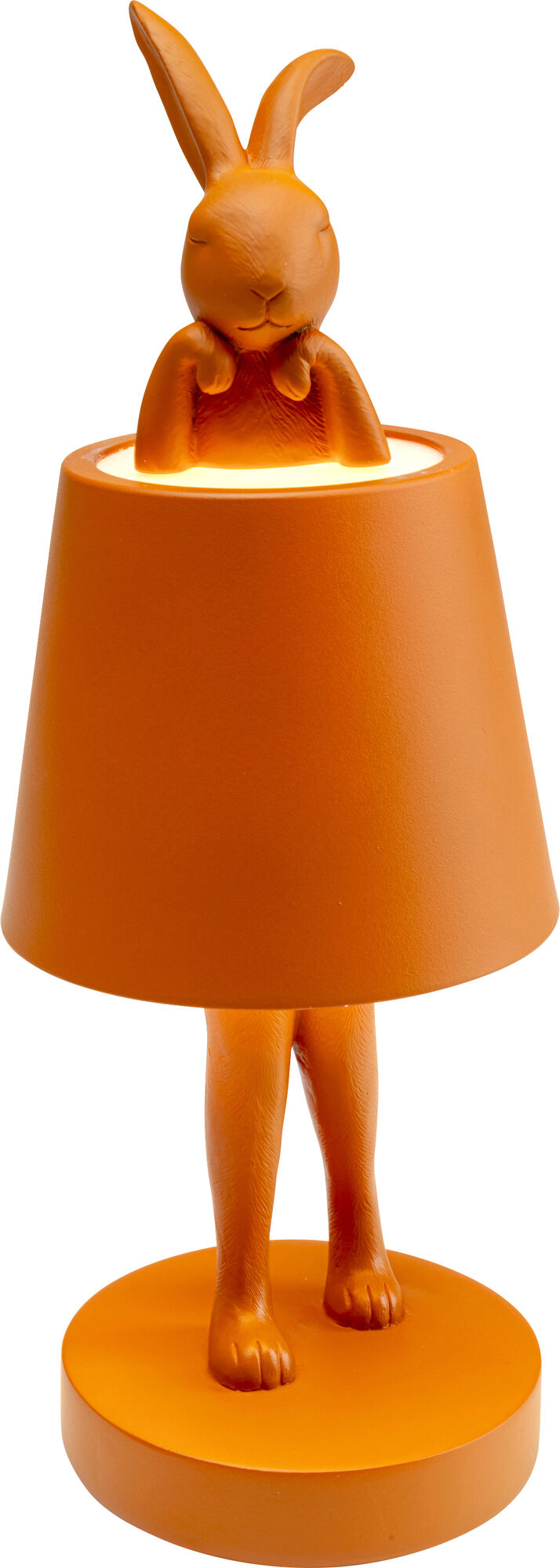 Lampa stołowa Rabbit LED 29 cm pomarańczowa – obraz-1